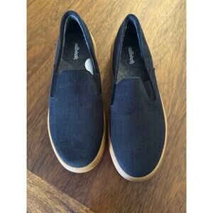 Allbirds black slip-ons with gum sole women's 7 new